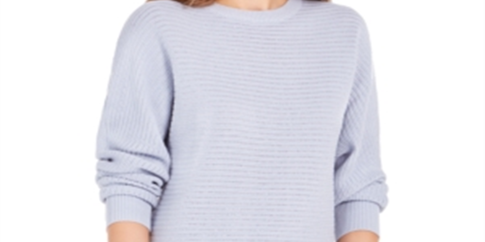 Calvin Klein Women's Cotton Sweater Blue Size Medium