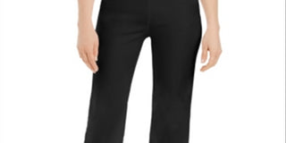Charter Club Women's Pull on Crop Pants Black Size 10