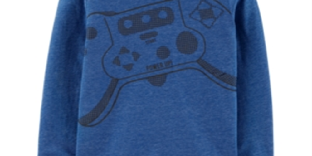 Carter's Little & Big Boy's Gaming Print Hoodie Blue Size 5