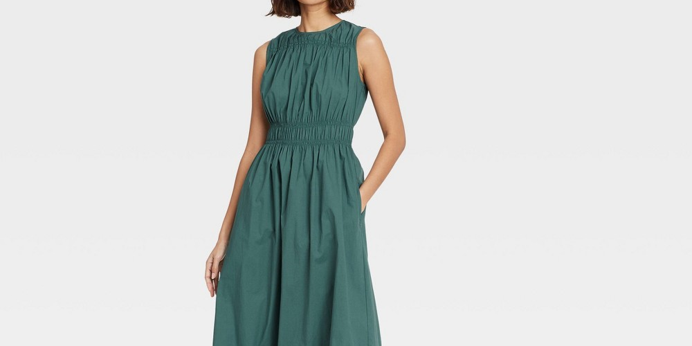 A New Day Women' Leevele Mocked Wait Dre Green Size 2XL