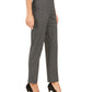 Anne Klein Women's Houndstooth Skinny Wear to Work Pants Black Size 16
