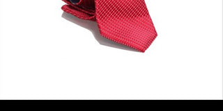 Nautica Men's Neck Tie Adrift Geometric Solid Skinny Slim Silk Red Size Regular