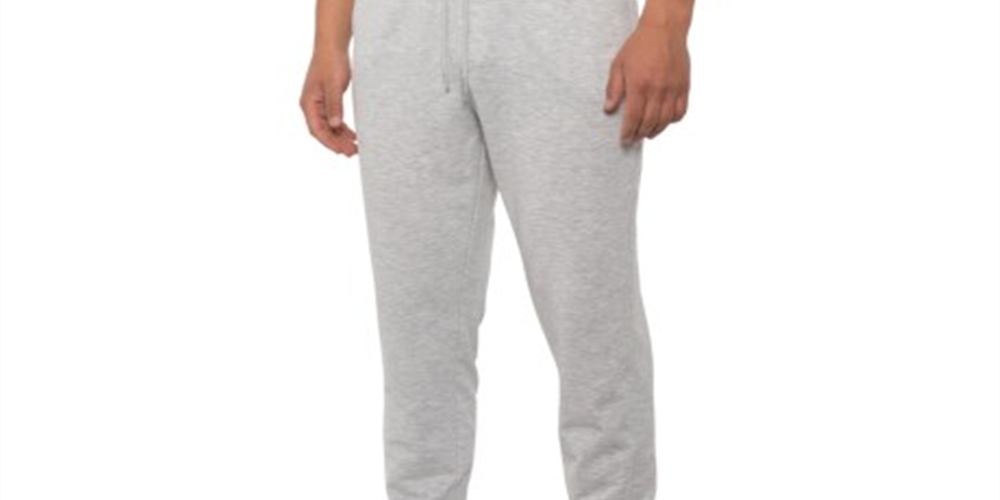 90 Degree By Reflex Men's Back Zipper Joggers Gray Size Large