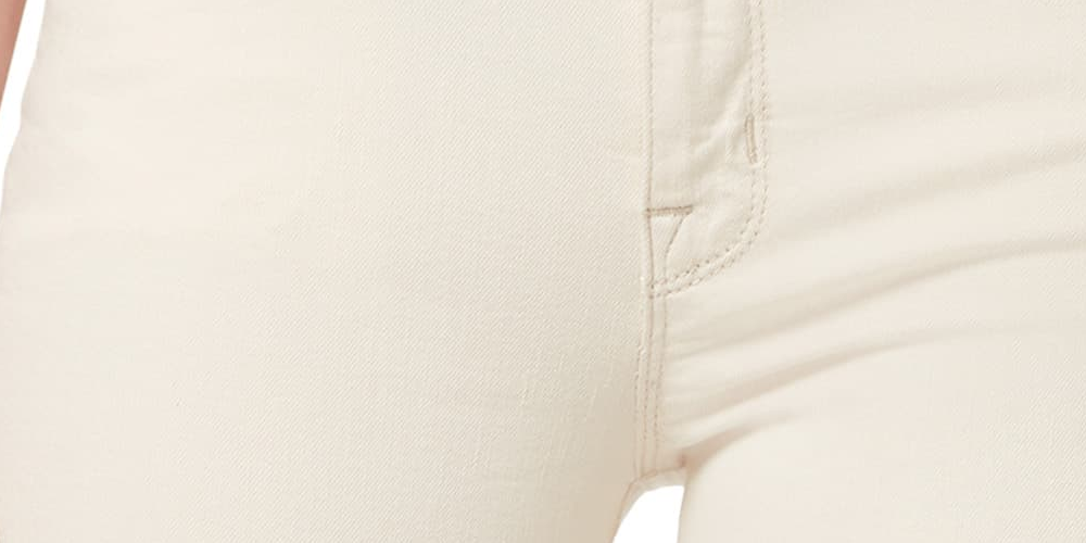 Sanctuary Women's Moonstone Connector Kick Crop Jeans White Size 30
