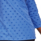 Karen Scott Women's Sport Textured Dot 3/4 Sleeve Top Blue Size Small