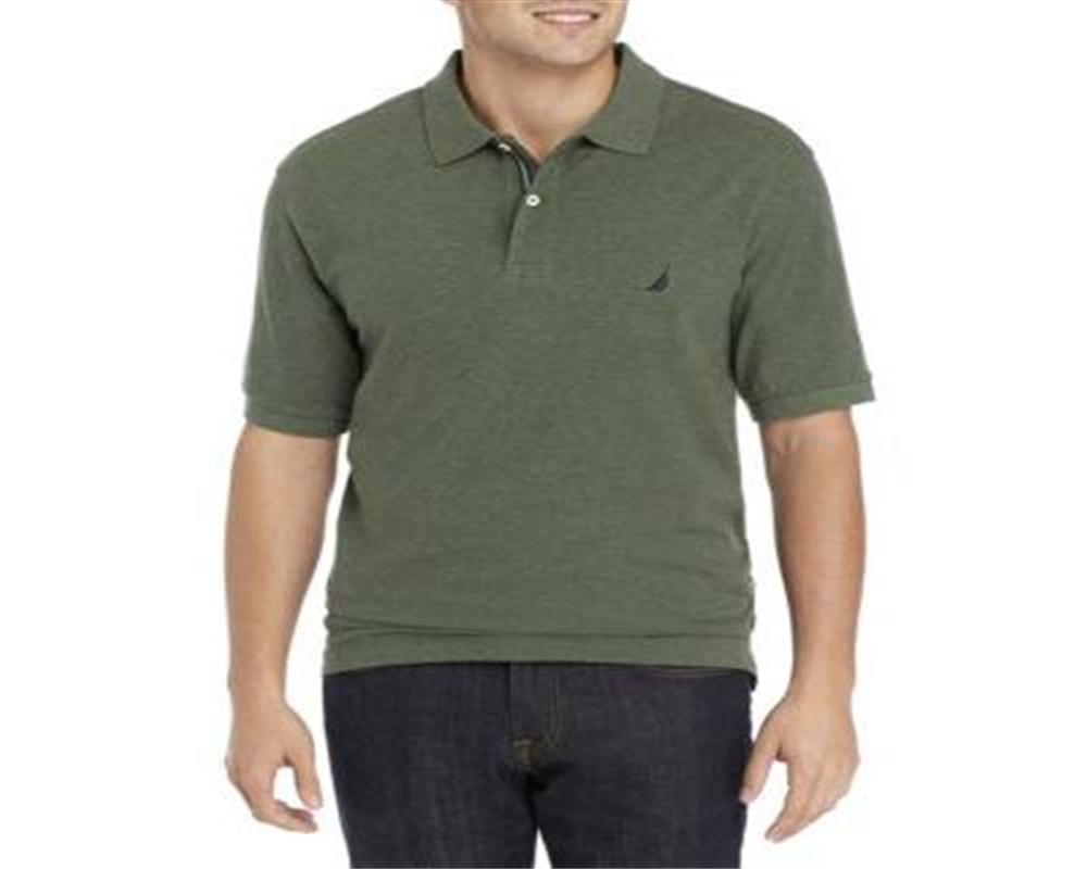 Nautica Men's Stretch Mesh Polo Green Size 3XLT