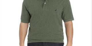 Nautica Men's Stretch Mesh Polo Green Size 3XLT