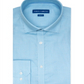 Vince Camuto Men's Slim Fit Stretch Turquoise Dobby Dress Shirt Blue Size 32/33