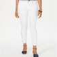 Style & Co Women's Curvy Fit Tummy Control Skinny Jeans White Size 4 Petite