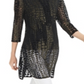 Alfani Women's Printed Super Tunic Black Size Petite