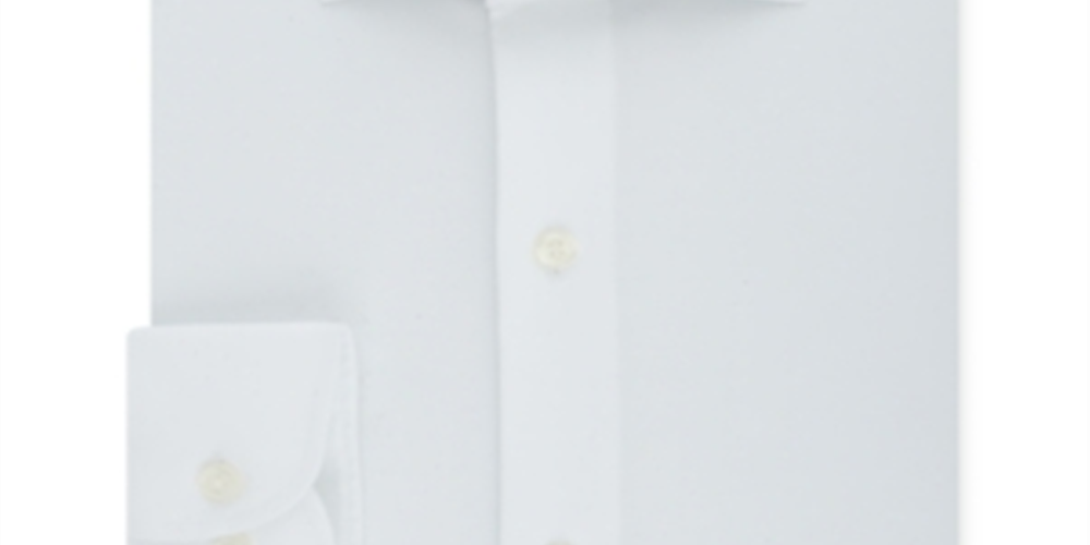 Tommy Hilfiger Men's Classic Regular Fit Non Iron Performance Stretch Solid Dress Shirt White Size XL