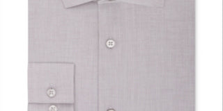 Calvin Klein Men's Slim Fit Button up Dress Shirt Gray Size 16.5X34X35
