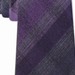 Kenneth Cole Reaction Men's Neck Tie Tonal Check Slim Silk Purple Size Regular
