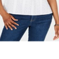 Tommy Hilfiger Women's Eyelet Cotton Top White Size Medium