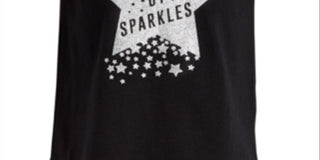 Ideology Girl's Graphic Print Cross Back T-Shirt Various Black Size 2T