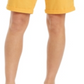 Style & Co Women's Cuffed Bermuda Shorts Yellow Size 4