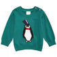 First Impressions Baby Boy's Penguin Sweater Green Size 3-6MOS