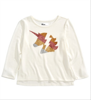 Epic Threads Little Girl's Glitter Unicorn T-Shirt White Size 5
