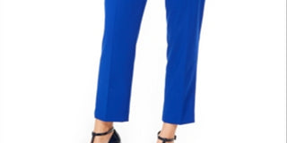 Calvin Klein Women's Straight Leg Dress Pants Blue Size 10P