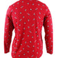 Karen Scott Women's Plus Glitter Printed Turtleneck Top Red Size 0X