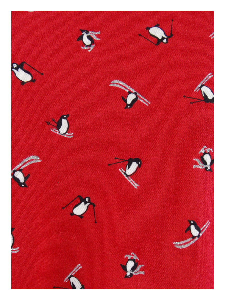 Karen Scott Women's Plus Glitter Printed Turtleneck Top Red Size 0X