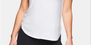 Gaiam Gianna Women's Cutout Back Tank Top Black Size Large