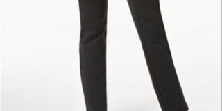 Charter Club Women's Cambridge Pull on Ponte Pants Charcoal Size 14