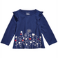 First Impressions Baby Girl's Flower Border Tunic T-Shirt Blue Size 18MOS