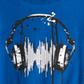 Epic Threads Big Boy's Headphones T-Shirt Blue Size Medium