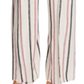 Vince Camuto Women's Canyon Linen Blend Striped Pants Pink Size Medium