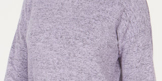 Ideology Women's Long Sleeve Crew Neck Top Purple Size X-Small