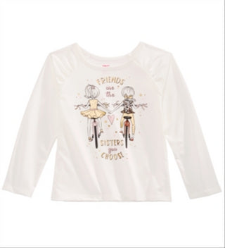 Epic Threads Toddler Girl's Sisters T-Shirt White Size 3T