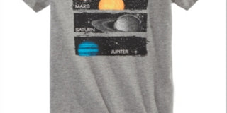 Epic Threads Toddler Boy's Planet T-Shirt Gray Size 2T