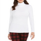 Charter Club Women's Pima Turtleneck Top White Size XX-Large