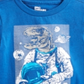 Epic Threads Toddler Boy's Space Dino T-Shirt Blue Size 2T