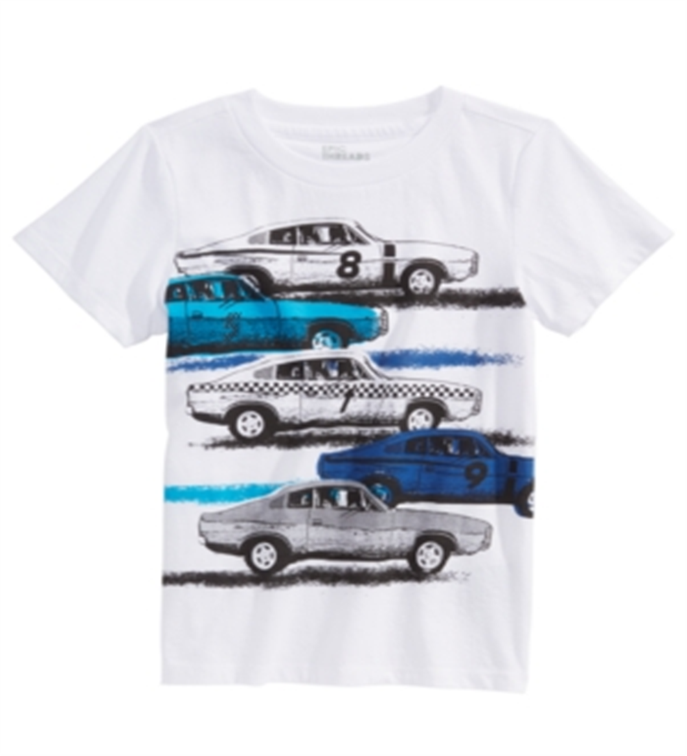 Epic Threads Toddler Boy's Vintage Car T-Shirt White Size 4T