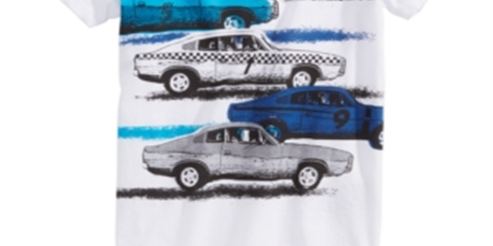 Epic Threads Toddler Boy's Vintage Car T-Shirt White Size 4T