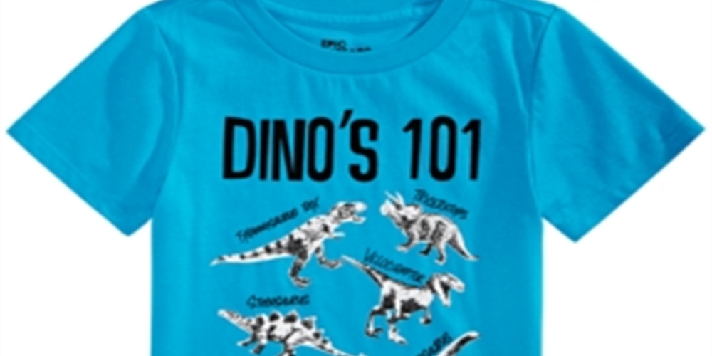 Epic Threads Toddler Boy's DinosT-Shirt Blue Size 2T