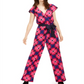 Trina Turk Women's Benvolio Jumpsuit Pink Size 10