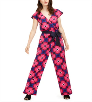 Trina Turk Women's Benvolio Jumpsuit Pink Size 10