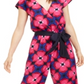 Trina Turk Women's Benvolio Jumpsuit Pink Size 10