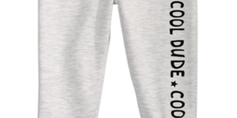 First Impressions Baby Boy's Cool Dude Jogger Pants Gray Size 24MOS