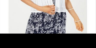 Charter Club Women's Pointelle Open Front Cardigan White Size Petite XL