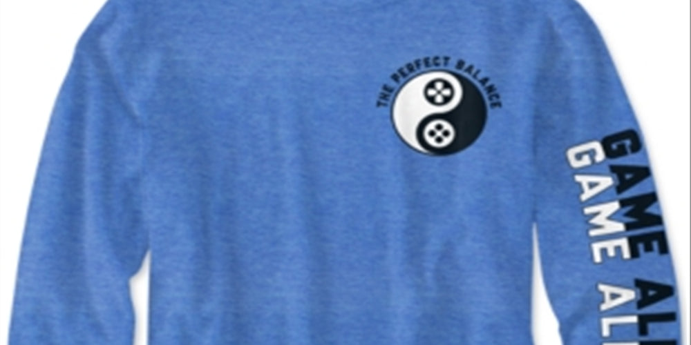 Jem Big Boy's Perfect Balance T-Shirt Blue Size Medium