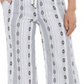 Style & Co Women's Cropped Jacquard Pants White Size X-Large