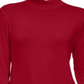 Style & Co Women's Mock Neck Top Red Size Petite