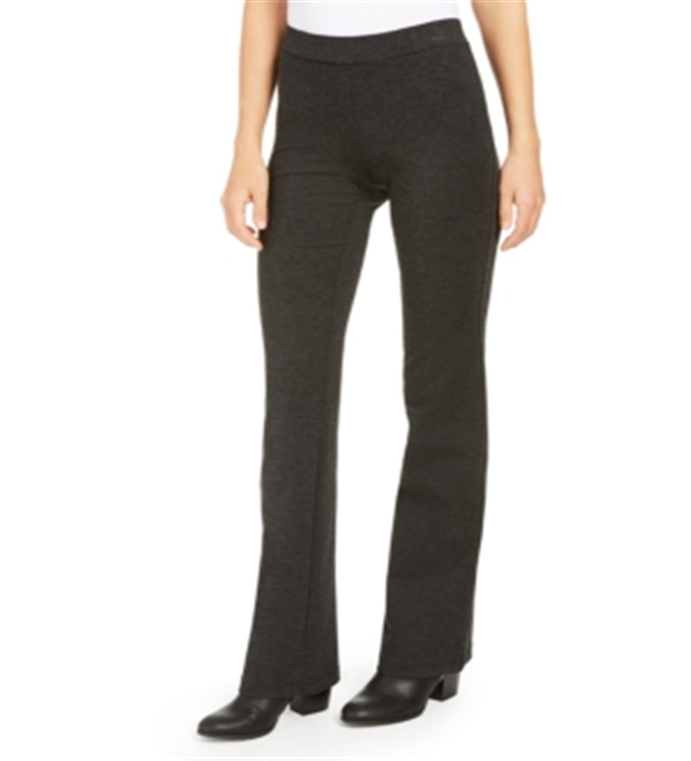 Style & Co Women's Bootcut Ponte Pants Gray Size Small