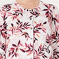 Karen Scott Women's Petite Leaf-Print Cardigan White Size Petite S