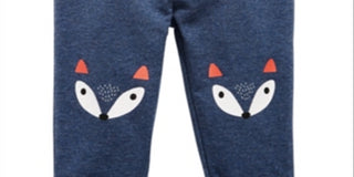 First Impressions Baby Boy's Fox Jogger Pants Blue Size 3-6MOS