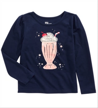 Epic Threads Toddler Girl's Milkshake T-Shirt Blue Size 2T